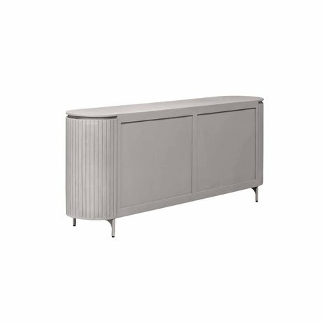 Dressoir - Taupe - Mangohout - 210 cm - 4 Deuren Buffets Starfurn