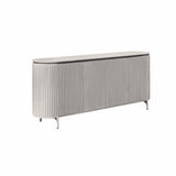 Dressoir - Taupe - Mangohout - 210 cm - 4 Deuren Buffets Starfurn