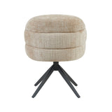 Eetkamerstoel Bella | Beige | Poot Black | Met armleuning Starfurn