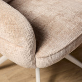 Eetkamerstoel Bella | Beige | Poot Sand | Met armleuning Starfurn