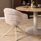 Eetkamerstoel Bella | Beige | Poot Sand | Met armleuning Starfurn