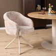 Eetkamerstoel Bella | Beige | Poot Sand | Met armleuning Starfurn