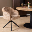 Eetkamerstoel Bella | Cinnamon | Poot Black | Met armleuning Starfurn