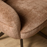 Eetkamerstoel Bella | Cinnamon | Poot Bronze | Met armleuning Starfurn