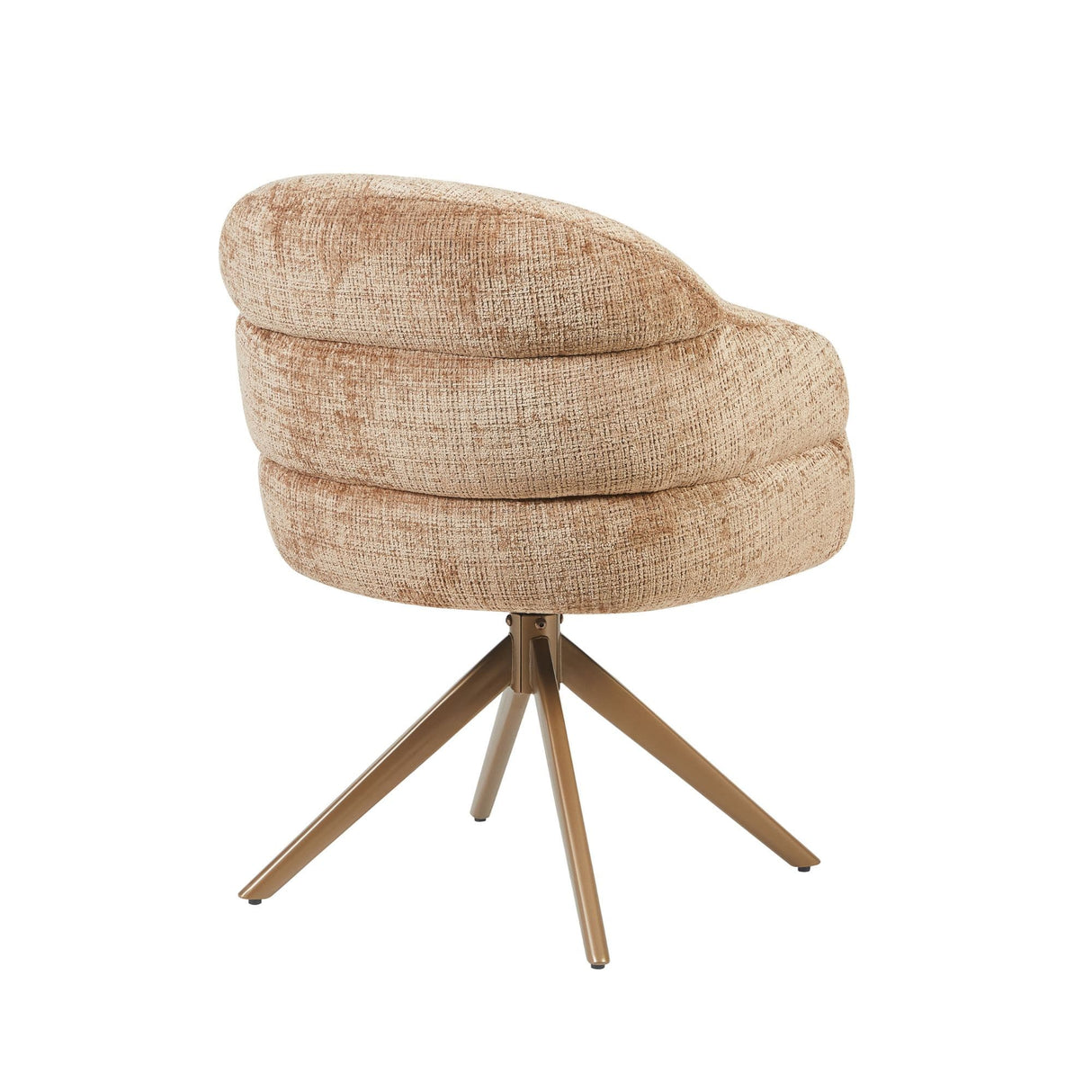 Eetkamerstoel Bella | Cinnamon | Poot Bronze | Met armleuning Starfurn