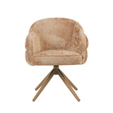 Eetkamerstoel Bella | Cinnamon | Poot Bronze | Met armleuning Starfurn