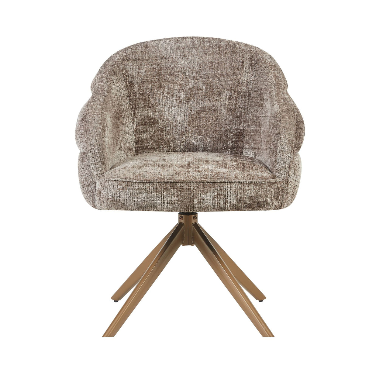 Eetkamerstoel Bella | Clay | Poot Bronze | Met armleuning Starfurn