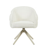 Eetkamerstoel Bella | Off White | Poot Sand | Met armleuning Starfurn