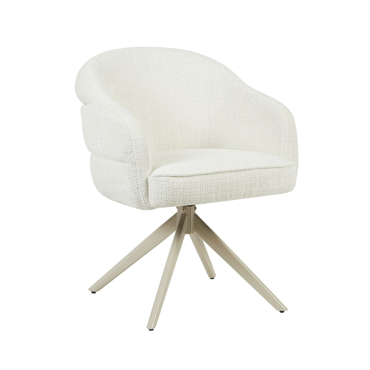 Eetkamerstoel Bella | Off White | Poot Sand | Met armleuning Starfurn
