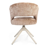 Eetkamerstoel Demi | Cinnamon | Poot Sand | Met armleuning Starfurn