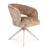 Eetkamerstoel Demi | Cinnamon | Poot Sand | Met armleuning Starfurn