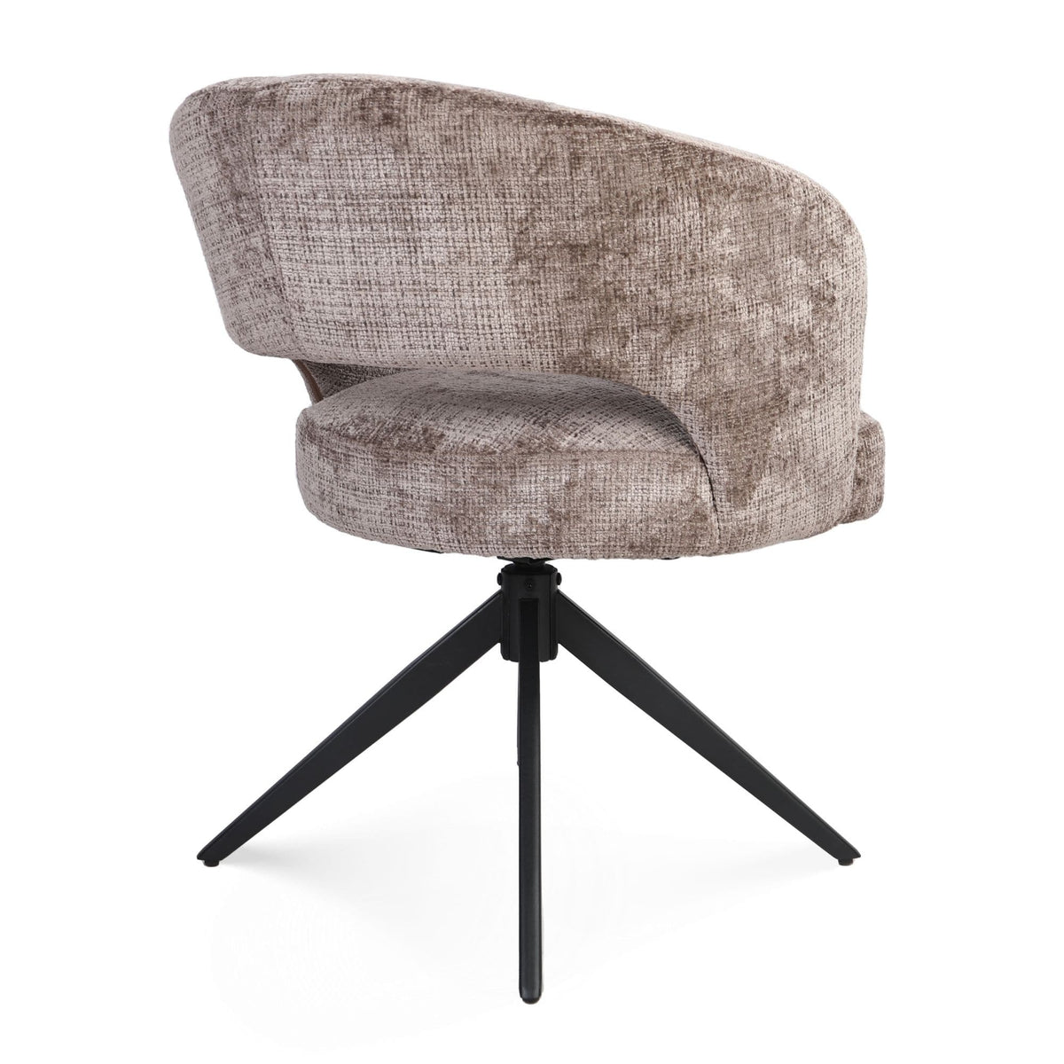 Eetkamerstoel Demi | Clay | Poot Black | Met armleuning Starfurn