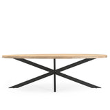 Eetkamertafel Ellips 25+25 200 Benoa