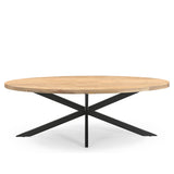 Eetkamertafel Ellips 25+25 240 Benoa