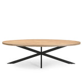 Eetkamertafel Ellips 25+25 270 Benoa