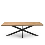 Eetkamertafel Rechthoek 25+25 240 Benoa