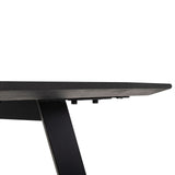 Eettafel Berlin Zwart 200 Benoa