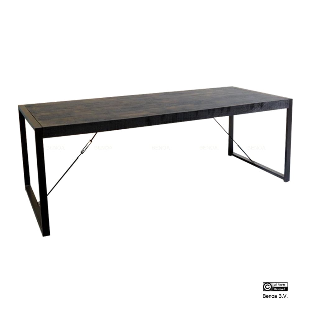 Eettafel Britt Zwart 220 Benoa