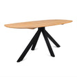 Eettafel Deens Ovaal Runa 220 Benoa