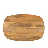Eettafel Deens Ovaal Runa met Houten Onderstel 140 Benoa