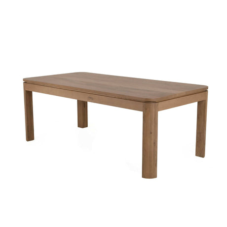 Eettafel van naturel mangohout met stevig onderstel, 200 x 100 cm, foto 3