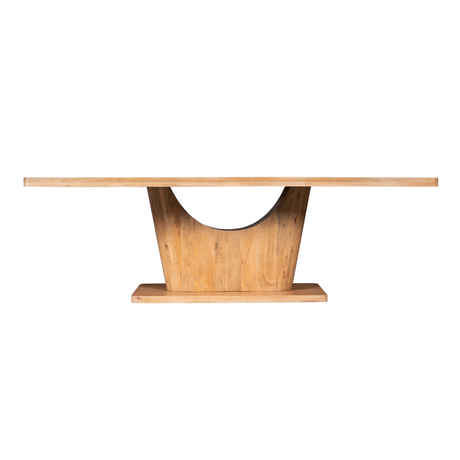 Eettafel van naturel mangohout, 240 cm, modern design met warme uitstraling, foto 3