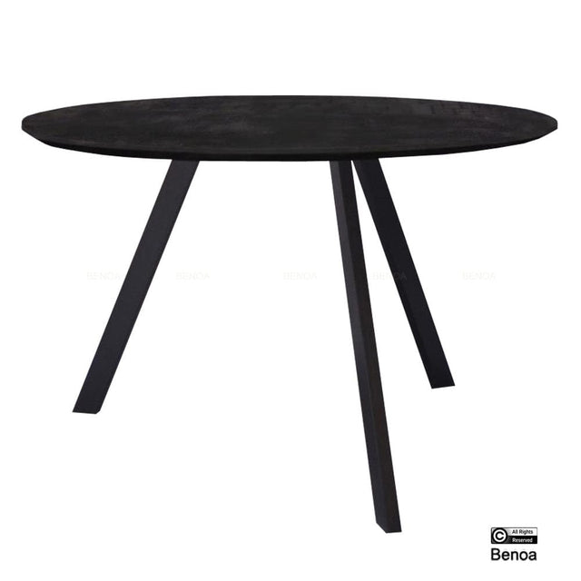 Eettafel Rond Berlin Zwart 120 Benoa