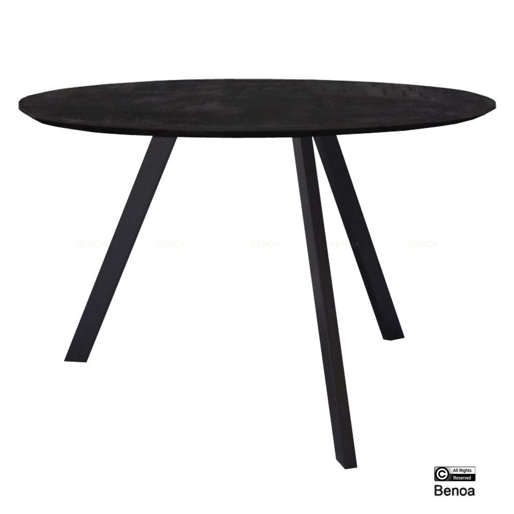 Eettafel Rond Berlin Zwart 150 Benoa