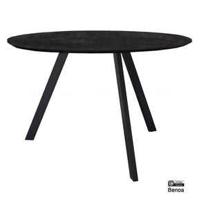 Eettafel Rond Berlin Zwart 150 Benoa