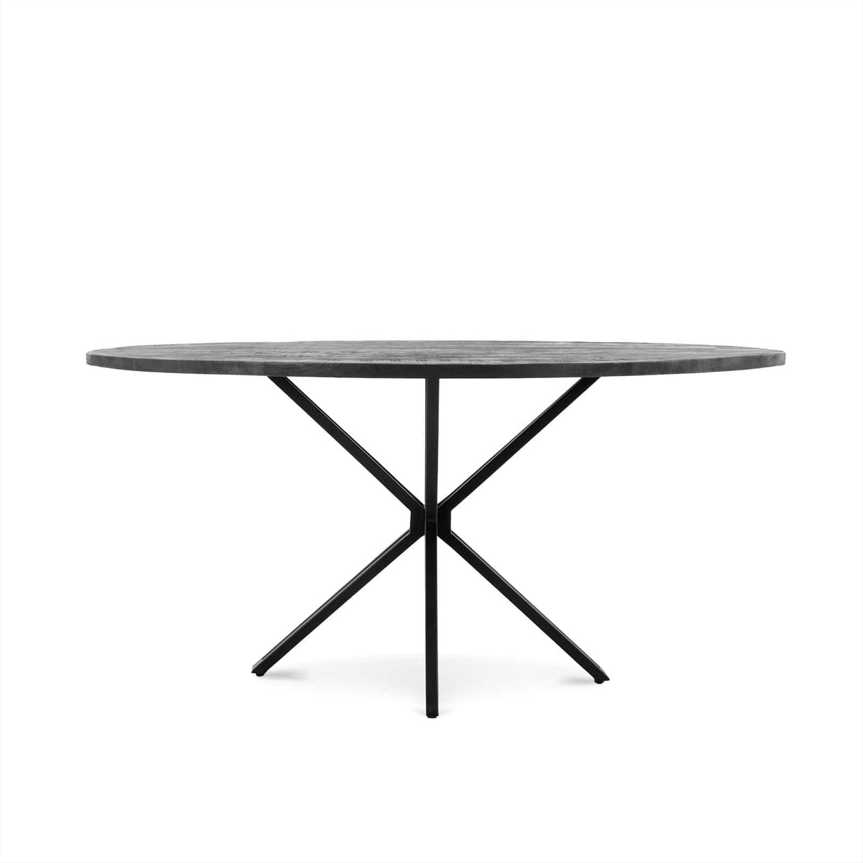 Eettafel Rond Yana Zwart 140 Benoa