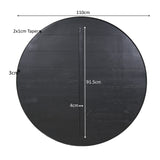 Eiken Blad Ferris 110 cm Zwart Starfurn