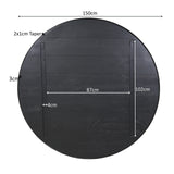 Eiken Blad Ferris 150 cm Zwart Starfurn