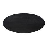 Eiken Blad Ferris Ovaal 180 cm Zwart Starfurn