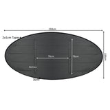 Eiken Blad Ferris Ovaal 210 cm Zwart Starfurn