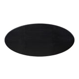 Eiken Blad Ferris Ovaal 210 cm Zwart Starfurn