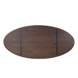 Eiken Blad Ferris Ovaal 240 cm Bruin Starfurn