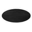 Eiken Blad Ferris Ovaal 240 cm Zwart Starfurn