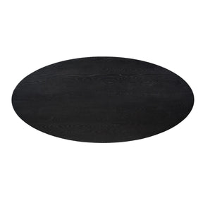 Eiken Blad Ferris Ovaal 240 cm Zwart Starfurn