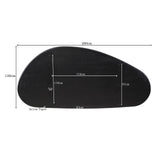 Eiken Blad Ferris Ovaal 280 cm Zwart Starfurn