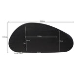 Eiken Blad Ferris Ovaal 280 cm Zwart Starfurn