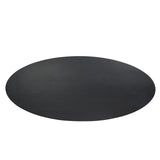 Eiken Blad Ferris Ovaal 280 cm Zwart Starfurn