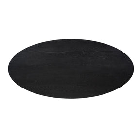 Eiken Blad Ferris Ovaal 280 cm Zwart Starfurn
