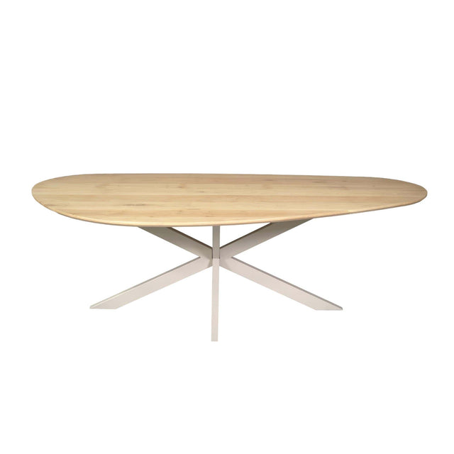 Eiken eettafel Cloud | 180 cm | Naturel | Poot Sand Starfurn