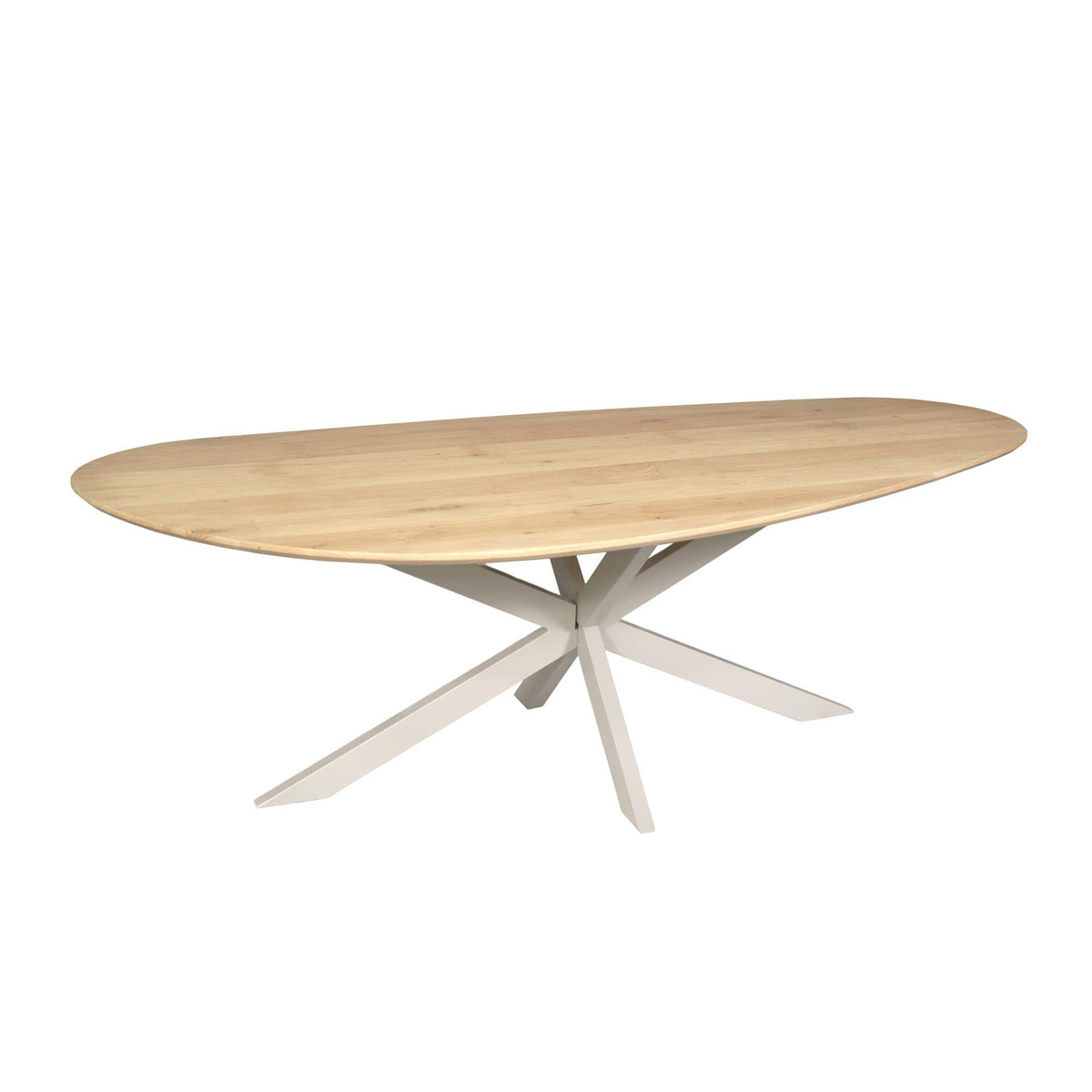Eiken eettafel Cloud | 180 cm | Naturel | Poot Sand Starfurn