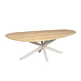 Eiken eettafel Cloud | 180 cm | Naturel | Poot Sand Starfurn