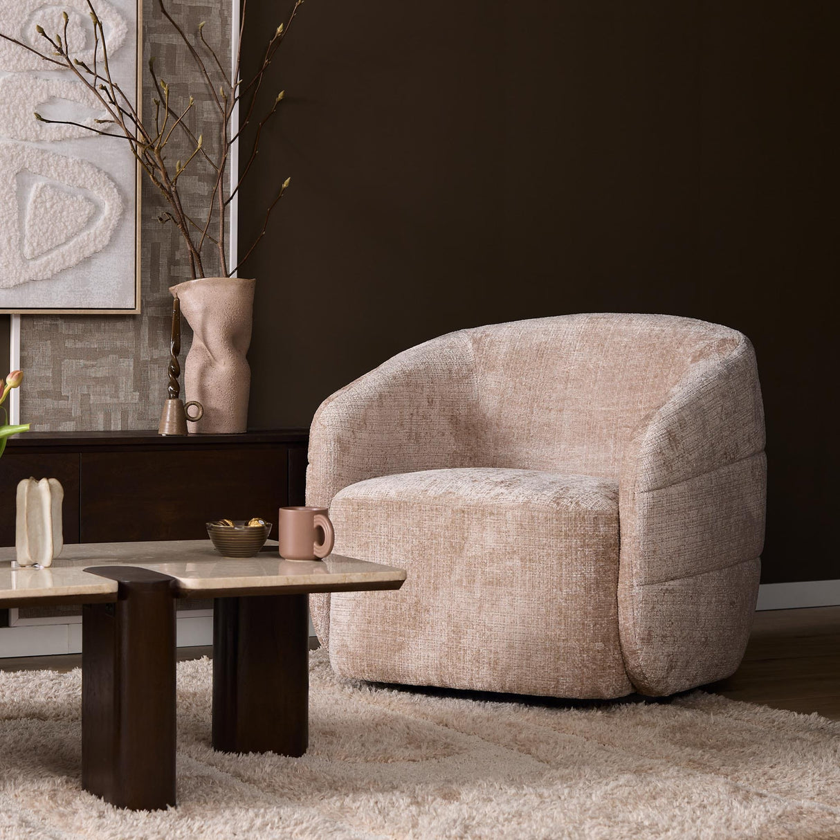 Fauteuil Yara | Beige Starfurn