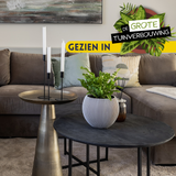 Bijzettafel - Rond - Goud - Aluminium - 40 cm