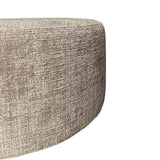 Hocker - Beige - Stof - 60 cm - Rond Ottomans Starfurn