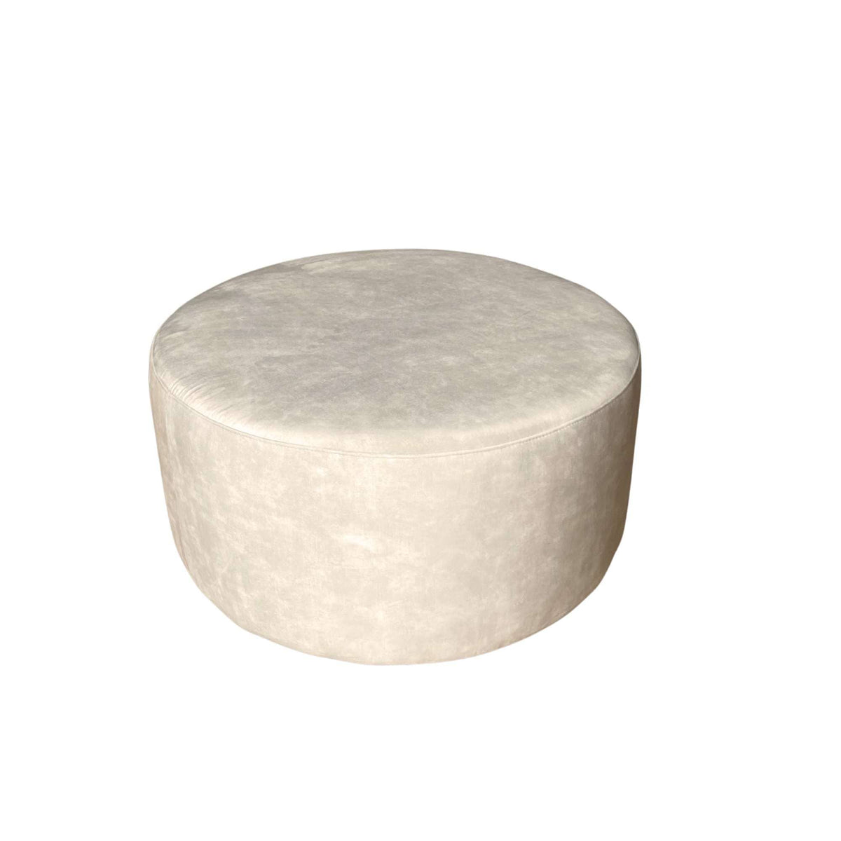 Hocker - Rond - Crème - 80 cm Ottomans Starfurn
