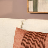 Hoekbank in beige met strakke lijnen, 2,5-zits met divan rechts, foto 3